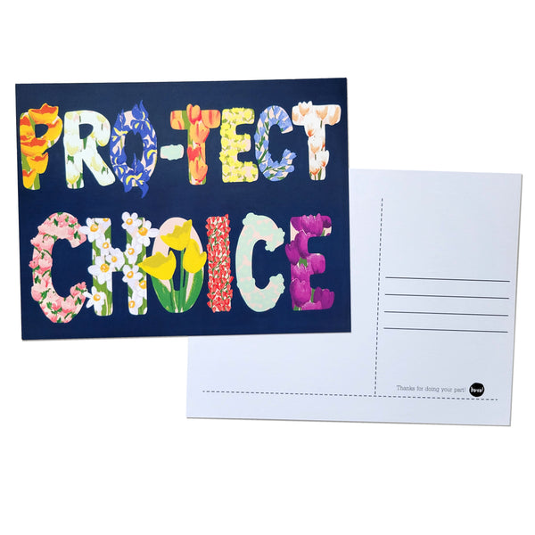 Pro-Tect Choice Postcard Sets - 2024 Get Out The Vote Set - Women's Reproductive Rights Pro-Choice