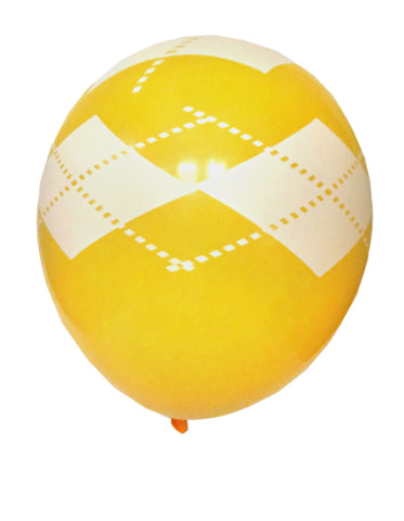 Golden Yellow Argyle Balloons