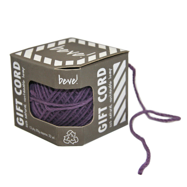 Lavender Hemp Gift Cord