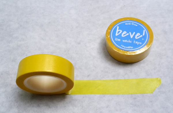 Solid Yellow Washi Tape