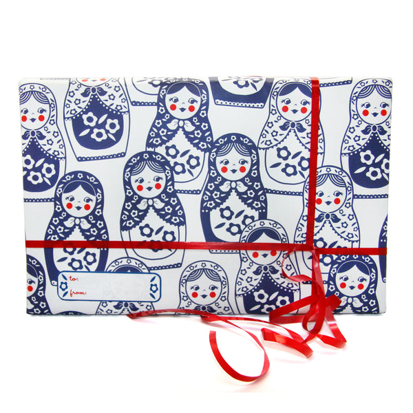 Matryoshka Doll Gift Tag Sticker Set