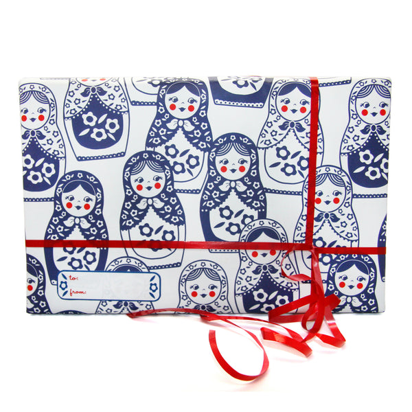 Matryoshka Doll Gift Wrap Sheets