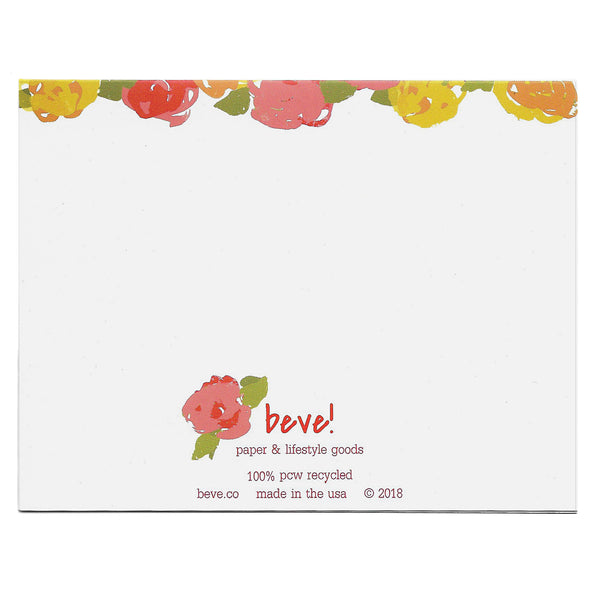 Vintage Floral Thank You Note Card