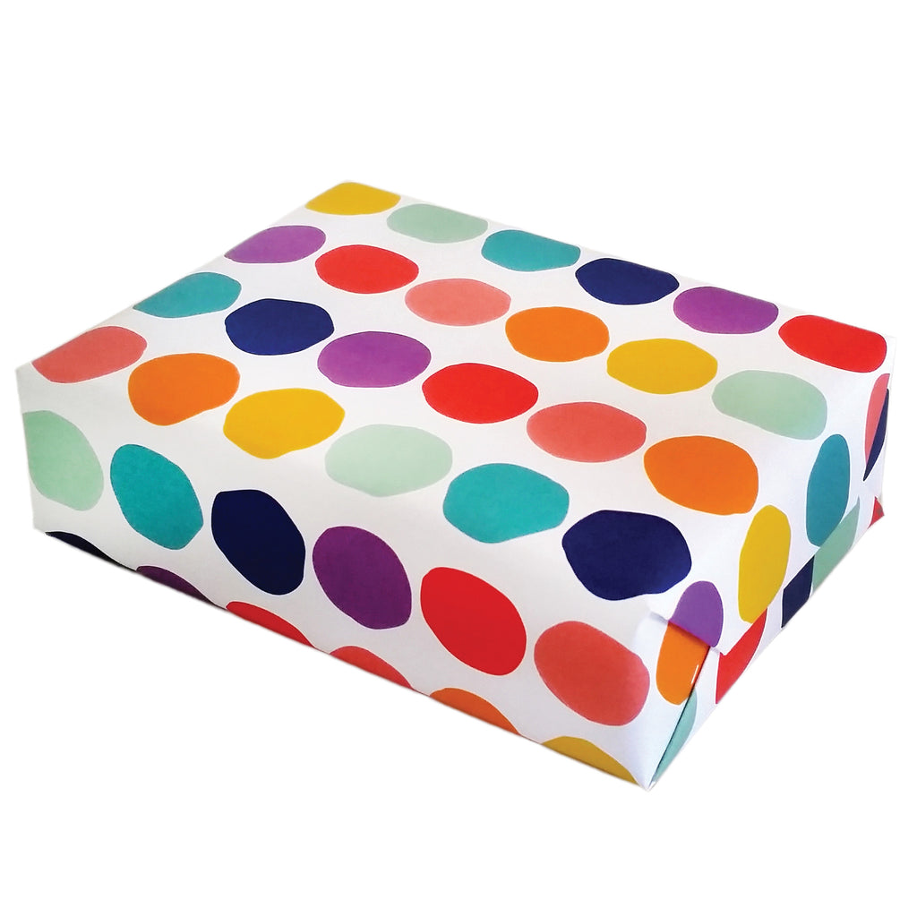 Rainbow Dot Gift Wrapping Sheets