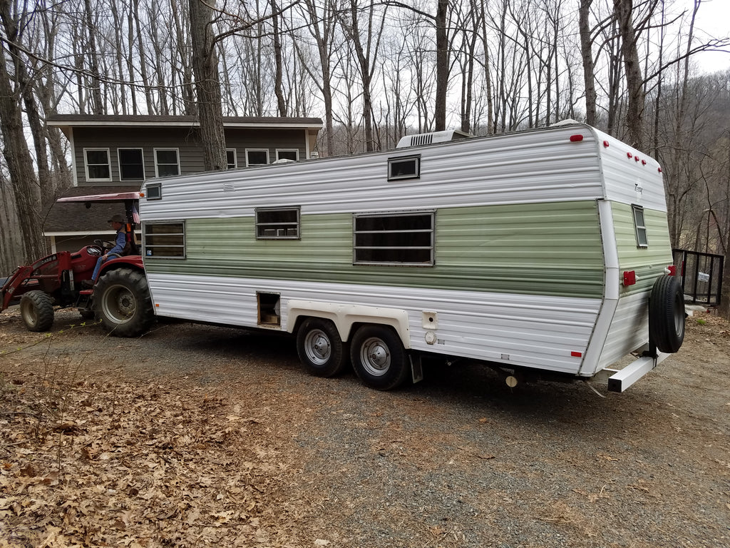 Vintage Camper: Demolition Part II and the Big Move