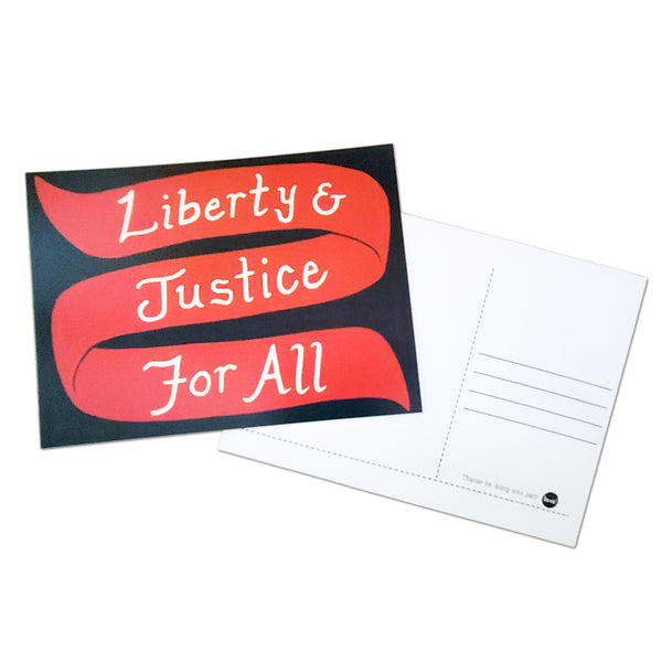 Liberty & Justice Postcard Sets - Get Out The Vote Set - American Flag