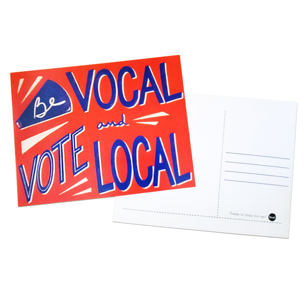 Vote Local Postcard Sets - Get Out The Vote