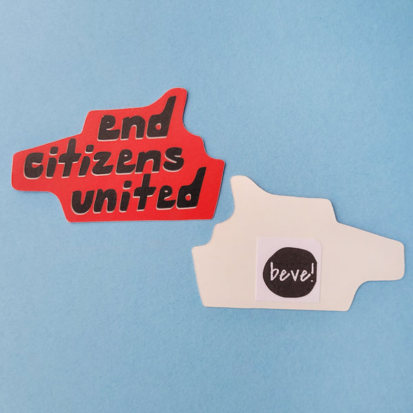 End Citizens United Sticker, 2.75"