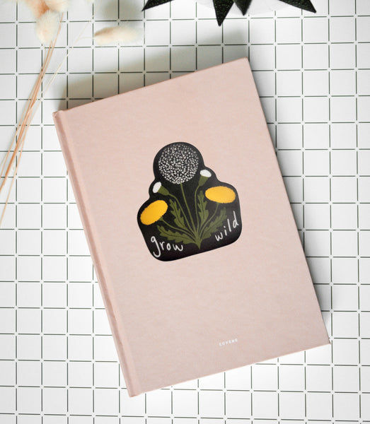 Dandelion Wildflower Vinyl Sticker, 2.75"