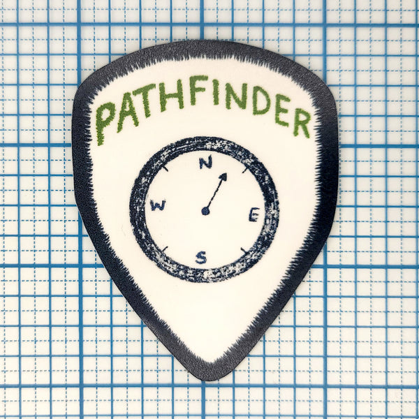 Pathfinder Faux Patch Vinyl Sticker, 2.75"