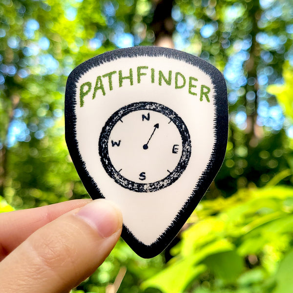 Pathfinder Faux Patch Vinyl Sticker, 2.75"