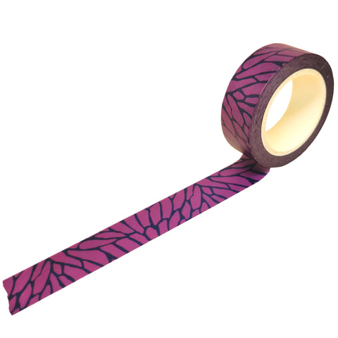 Butterfly Wing Print in Purple and Blue Washi Tape