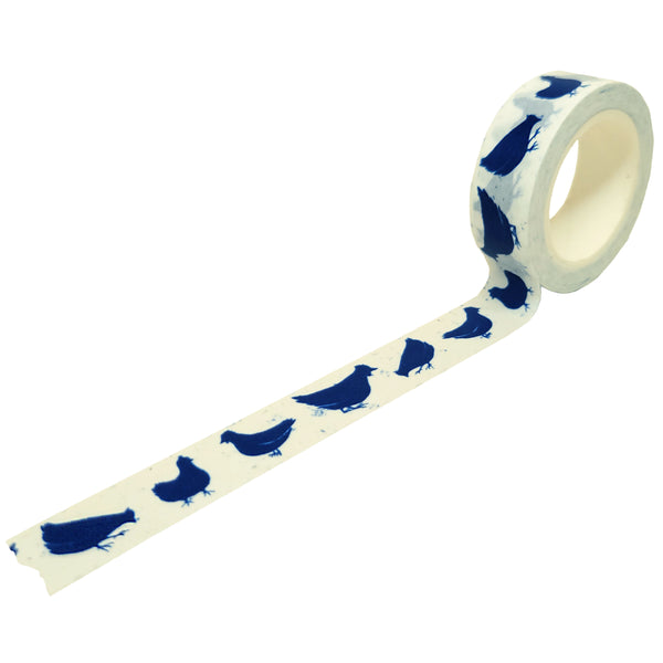 Blue Chickens Washi Tape