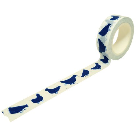 Blue Chickens Washi Tape