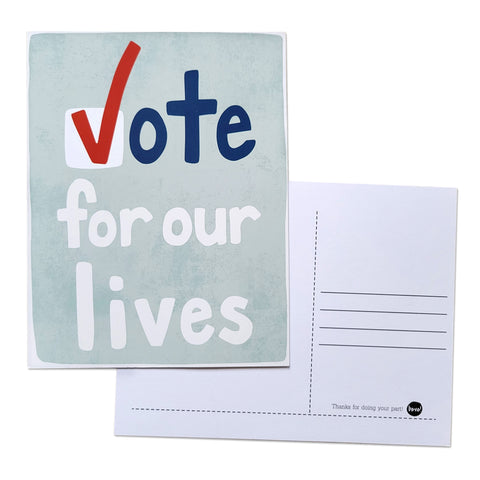 Vote For Our Lives GOTV Postcard Sets - 2024 Get Out The Vote Set