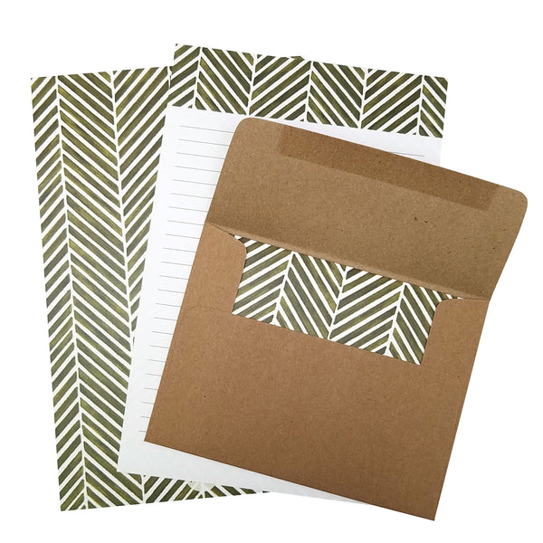 Green Herrginbone Washi Tape