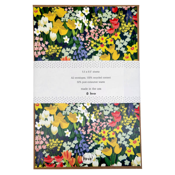 Meadow Floral Letter Writing Stationery Set