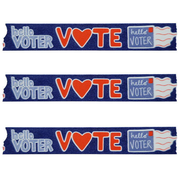 GOTV Washi Tape in Navy and Red, Get Out The Vote