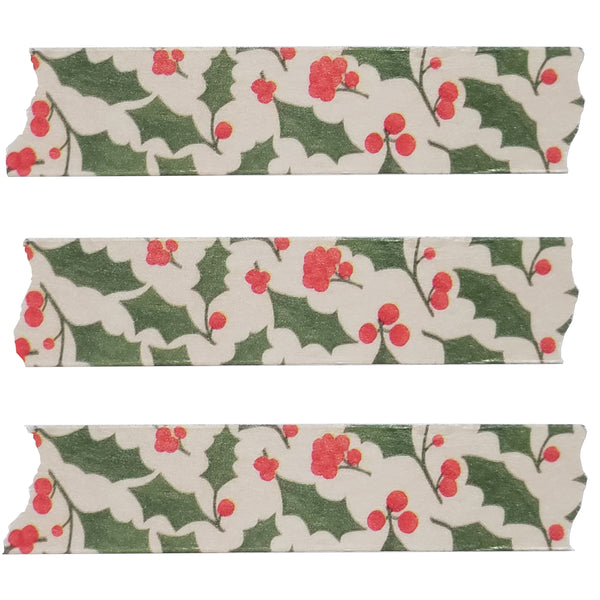 Holly Washi Tape