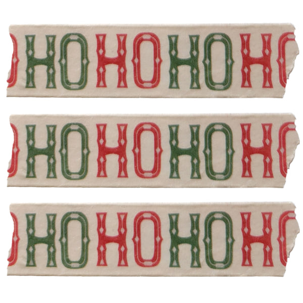 HO HO HO Washi Tape in Red and Green