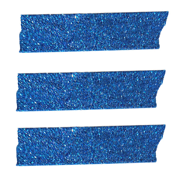 Blue Glitter Washi Tape