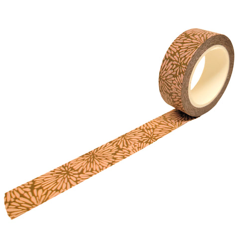 Pink and Ochre Mum Washi Tape
