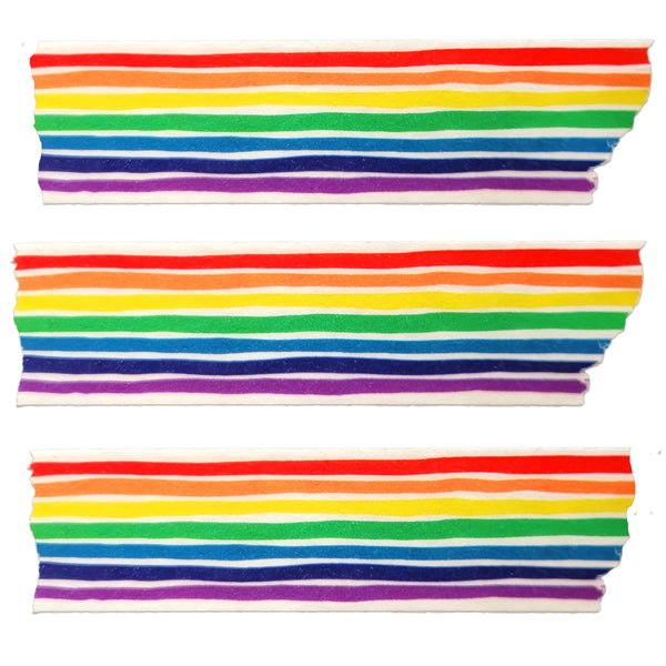 Rainbow Organic Stripe Washi Tape