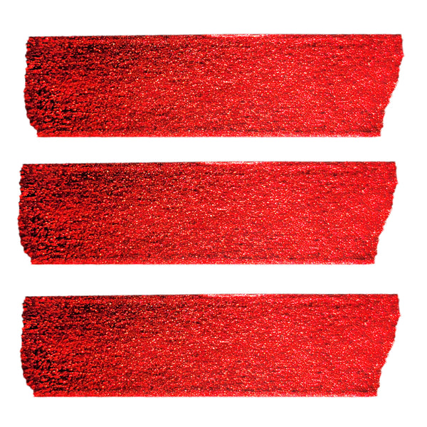 Solid Red Foil Washi Tape