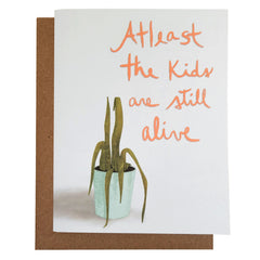 Dying Plant Sympathy Card - Plant Lady Card
