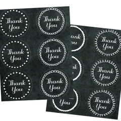Chalkboard Thank You Stickers