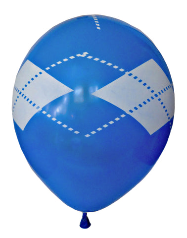 Dark Blue Argyle Balloons