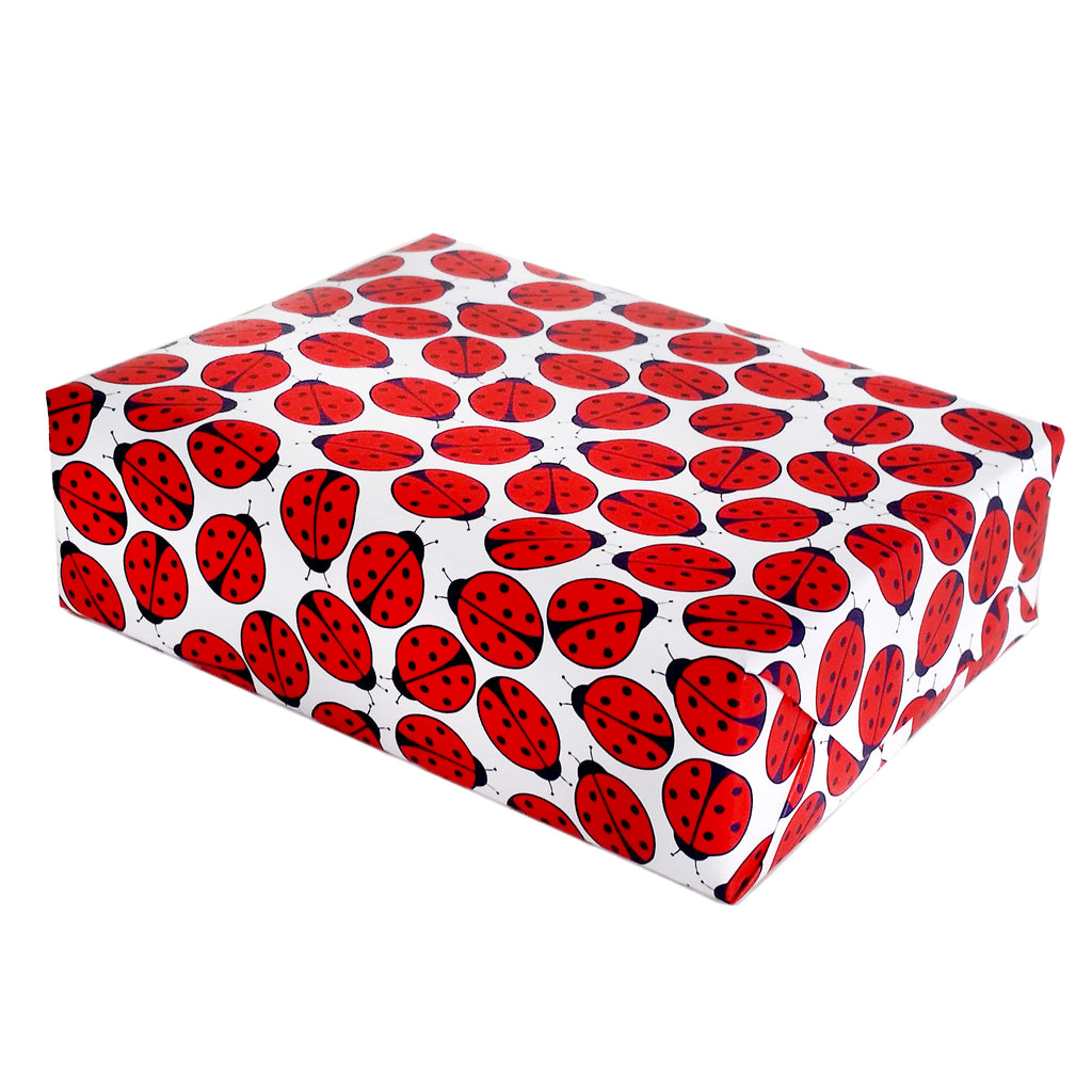 Ladybug Wrap in Red and Navy