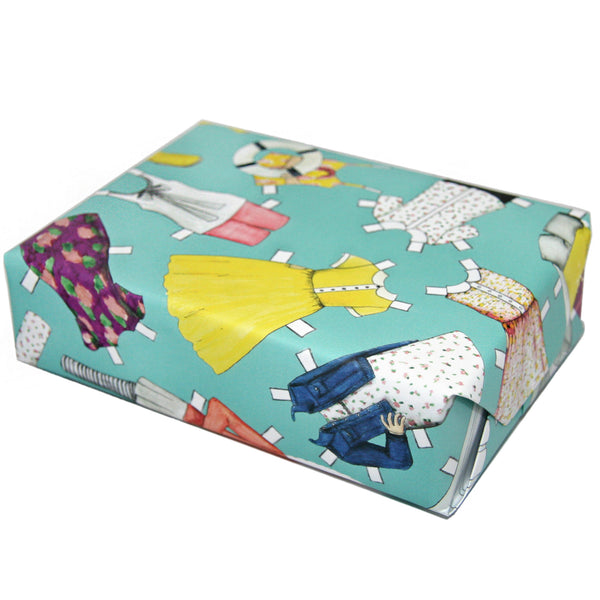 Paper Doll Gift Wrap