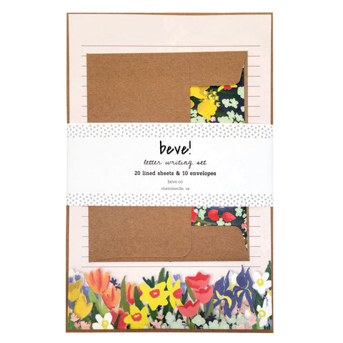 Meadow Floral Letter Writing Stationery Set