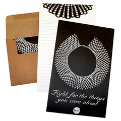 Ruth Bader Ginsburg Letter Writing Stationery Set, RBG