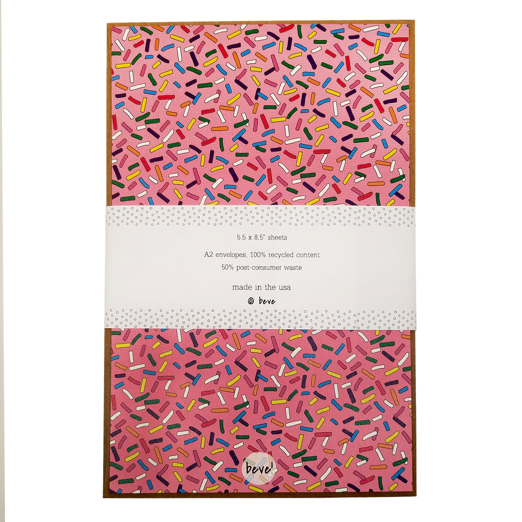 Sprinkle Letter Writing Set – beve!