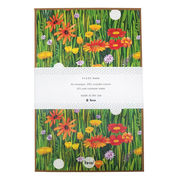 Wildflower Letter Writing Stationery Set
