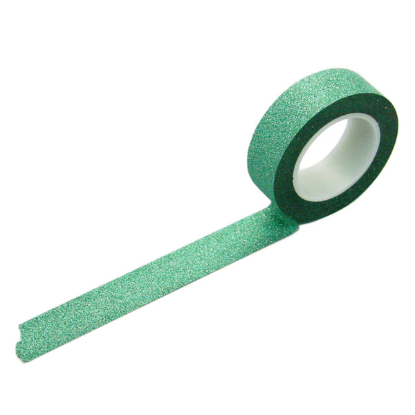 Green Glitter Tape