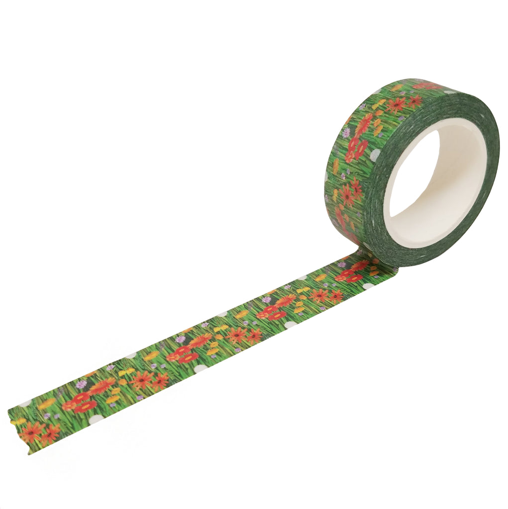 Wildflower Watercolor Floral Washi Tape